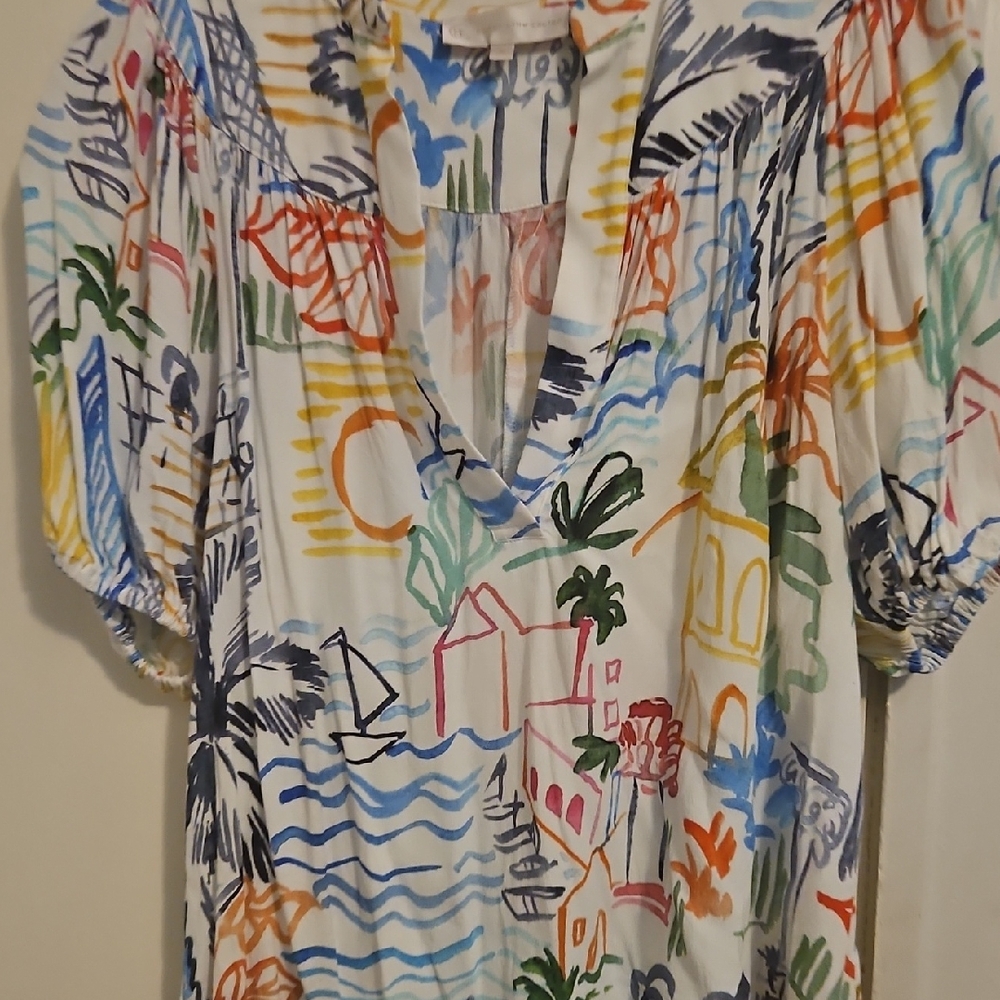 Corey Lynn Calter Multicolor Artistic Shirt